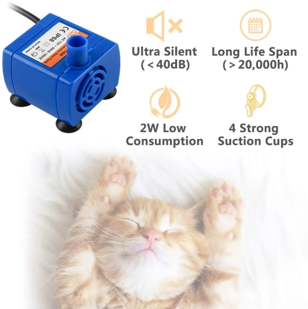 Automatic 2.5L Pet Fountain Water Dispenser